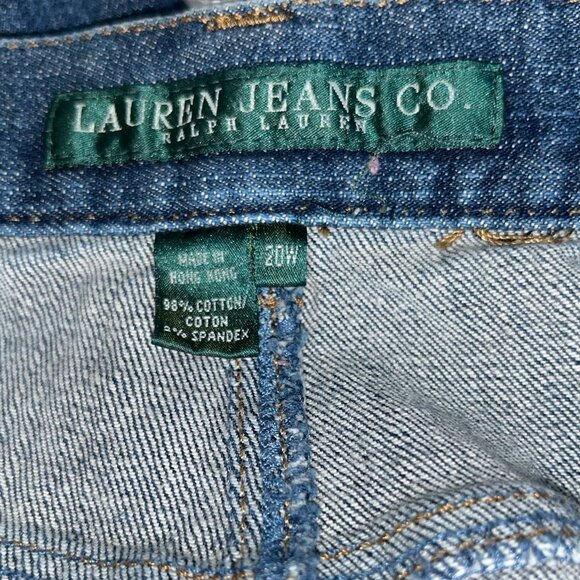 Ralph Lauren navajo turquoise beaded embellished cropped jeans 20W - Picture 3 of 6